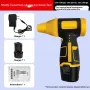 500W Handheld Turbine Fan 8-Speed 2000mAh Rechargeable Battery Quick Charging Portable Lightweight 130000 RPM