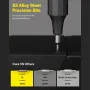 HOTO 24 in 1 Multi Bit Screwdriver Set Magnetic Precision Tool for Electronics Watches Phones Laptops Cameras Slate Grey Alloy Steel