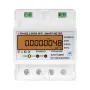 Smart Energy Meter WiFi Remote Control Single Phase AC 220V 100A kWh Consumption Monitoring Voltage Current Wattmeter DIN Rail