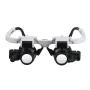 Headband Head-Mounted Repair LED Lamp Light Magnifying Glass Magnifier Loupe 