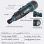 11PCS 200r/min Household Ratchet Screwdriver Cordless Electric Screwdriver 3.6V 900mAH Rated 1300mAh Peak Li-ion Battery Rechargeable Manual Mini Drill