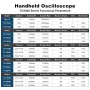 Hantek TO1112/TO1112D Touch Screen Tablet Oscilloscope 2 Channel Handheld Digital Oscilloscope with Signal Generator and Multimeter 110MHz