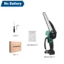 Drillpro Electric Cordless Chain Saw 3000W 18V Baterai Motor Brushless 8-Inci Alat Pemotong Berkecepatan Tinggi Kompatibel dengan Baterai