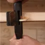 Flat/Round Bottomed Ebony Hand Plane 265mm Round Handle Straight Line Type Wood Planer Woodworking Trimming Push Plane Tools