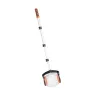 Nut Collector Rolling Garden Nut Harvester Telescopic Handle 1-Gallon Capacity Aluminum Alloy Stainless Steel Wire Cage for Pecans Walnuts Acorns Golf Balls