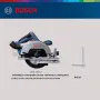 GKS 185-LI Cordless Circular Saw 18V 5000rpm Brushless Motor 165mm Blade LED Lighting Dust Collection Interface Quick Safety Brake