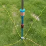 MA-12 Portable Shortwave GP Antenna 7-50MHz Multiband High-Performance 100W HAM Radio Accessory Blue Red