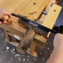 1pc Draw Knife Straight Shave Knife With High Carbon Steel Blade Wooden Handle Pull Knife Woodworking Debarking Hand Tool For Logs and Fence Posts