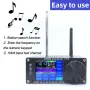 SI4732 ATS-25max-DECODER Radio Receiver 4.17 Version Adds CW RTty Decoding Function WiFi Function Four Audio Spectrum DSP Receiver FM LW (MW and SW) and SSB Built -in 3000mA Lithium Battery