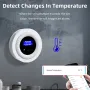 WiFi Enabled Gas Leak Detector with Digital Display and Temperature Sensor for Detection of Natural Gas Methane and Biogas with Voice Alerts and Breakdown Self Check Function