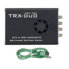 TRXDUO 10KHz-60MHz SDR Device Dual 16-bit ADC Arm Cortex A9 FPGA 512MB Ethernet USB Type-C Wi-Fi Compatible with Red Pitaya