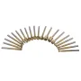 Drillpro 20Pcs Titanium Coated Rotary File Cutters HSS Mini Burr Wood Working Milling Carving Rasp Drill Bits