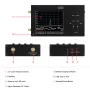 HAMGEEK SSA6G 35MHz-6200MHz RF Spectrum Analyzer RF Multimeter Spectrum Explorer with Touch Screen