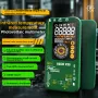 BSIDE V30 Digital Multimeter Infrared Thermometer Measures AC/DC Voltage Current Resistance Capacitance Frequency Dual Power Options Flashlight V~Alert 4:1 Object Distance Ratio