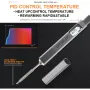 PTS201 Intelligent Soldering Iron Type-C Fast Charging 18-100W OLED Display 30°C-450°C Adjustable Temperature Portable Lightweight