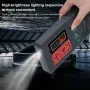 Car Relay Tester 12V/24V Car Circuit Tester with LED Screen 4pin/5pin Car Relay Tool Jit with Large Capacity Battery
