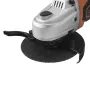 GOCHIFIX 8000RPM Cordless Brushless Angle Grinder 4Ah Li-Ion Battery Power Angle Grinders 3-Position Ergonomic Handle Dust-Proof Design with Grinding Cutting Wheel for Metal Wood