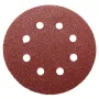 100pcs 125mm 8 Holes Abrasive Sand Discs 60-240 Grit Sanding Papers