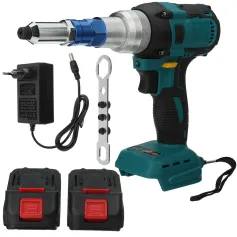 Pistolas de rebitagem sem escova VIOLEWORKS 88VF Rebitadora automática cega compatível com Makita 18V