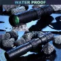 10-300x Zoom Mini Extendable HD Portable Monocular Telescope Manual Focus Long Range High Definition For Hunting Outdoor Adventure Micro-light Night Vision