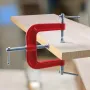 Industriële G-klem Driewegklem Spiraal Geavanceerd ontwerp Gefreesd gietijzer Hoge sterkte Voor machinale bewerking Meubelproductie Marmer Glaswerk