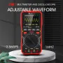 MUSTOOL MT10A Intelligent Graphical Digital Oscilloscope Multimeter 2 in 1 With 2.4 Inches Color Screen 1MHz Bandwidth 2.5Msps Sampling Rate for DIY and Electronic Test