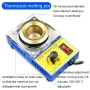 Adjustable Temperature Soldering Pot 150W/160W 220V Tin Melting Furnace 100°C to 550°C EU Plug Compact Design Fast Heating