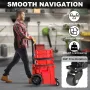Upgraded Steel Construction Front Wheels Caster Wheel Kit Fit For Milwaukee Rolling Tool Box