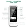 Noyafa Jms13 6 In 1 Multifunctional Air Discover HCHO CO2 PM2.5 PM1.0 Humidity Monitor Lcd Display Smart Home Temperature Tester