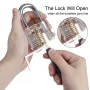 Professional Locksmith Toolkit Reliable Metal Practice Tools Set Ideal for Padlocks DIY Hand Hardware Kit