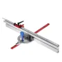 Suitable for Dewalt Miter Gauge System 450mm 0-90 Degree Angle with 600/800mm Aluminum Alloy Fence and Stop Sawing Assembly Ruler for Table Saw Router Table Miter Saw