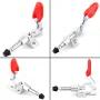 GH-301AM Quick Release Toggle Clamp 45KG Clamping Force Push Pull Clamp Vertical Type Metal Hand Tool M4 Screw Industrial Equipment Assembly
