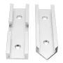 100mm 200mm T-Track Intersection Kit with Predrilled Mounting Holes for Universal T-Track for Woodworking Jigs and Fixtures