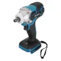 Drillpro 18V 520N.M 1/2'' Li-Ion Brushless Cordless Impact Electric Wrench Driver Replacement Tool