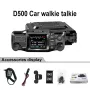 ZASTONE D500 Dual Band Mobile Radio 137-174MHz 400-470MHz 25W High Power 1052 Memory Channels LCD Screen Encryption Technology Secure Communication