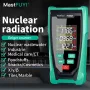 MASTFUYI FY8825 Geiger Counter Nuclear Radiation Detector X/γ/β Ray Radioactivity Tester LCD Display Rechargeable Lithium Battery Portable Radiation Meter Safe Threshold Alarm