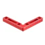Drillpro Upgrade Aluminium Alloy 90 Degree 120x120mm Precision Clamping Square Woodworking L-Shaped Auxiliary Fixture Machinist Square Positioning Right Angle Clamping Measure