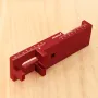 Aluminum Alloy Depth Gauge 5-40mm Gaps Gauge Woodworking Saw Gap Measuring Tool for Cutting Slotting Precision Metal Construction