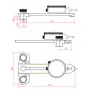 Woodworking Table saw Dial Gauge Corrector Precision Saw Blade Straightening Cutting Board Positioner