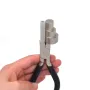 6\ Wire Bending Pliers Stainless Steel Jaws Triple Barrel 13mm 17mm 22mm Jewelry Making Tool with Padded Grips