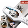 8-22mm 145mm/160mm Universal Torx Wrench Board Adjustable Double-head Torx Spanner Self-tightening Glasses Wrench Multi-purpose Hand Tool Auto Repair Mechanical