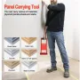 Gipsbärare 80 kg panelbärtång lastverktyg ABS-plast panelbärare för plywood Gipsskivor tunga skivtransporter