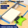 Multifunctional Feather Board with Enhanced Friction Baffle for Stable Secure Non-Slip Woodworking Operations Complete Set