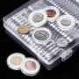 100 Adet/Lot 20/25/27/30mm Şeffaf Plastik Madeni Para Tutucu Evrensel Hatıra Madeni Para Kabuğu Koleksiyoncusu