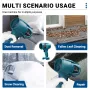 Drillpro Turbine Blower Brushed Motor Compatible with Battery Lightweight and Powerful Infinitely Variable Speed Control High-Efficiency Air Outlet