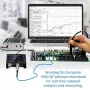 SAA-2N NanoVNA V2 Antenna Analyzer 3G Vector Network Analyzer 4.0 Inch Touching Screen Shortwave HF VHF UHF with Iron Housing