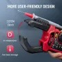KAIWEETS KC604 Digital Clamp Meter True-RMS AC/DC Voltage Current Tester NCV Detection Auto Shut-Off LCD Backlight 1.1 Inch D-Shaped Jaw