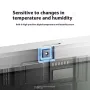 XIAOMI 3 Mijia Smart Temperature Humidity Sensor Mini 0°C-60°C Range Bluetooth 5.0 High Precision Compact Hygrometer with LCD Display and Wall Sticker