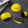 4 PCS 5 Inch Round Hand Sanding Blocks + Mouse Hook and Loop Sanding Blocks Ideal for Wood Furniture Restoration and Home Crafts