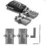 Universal Key Clamping Fixture Duplicating Cutting Machine Stainless Steel Precision Cutting for Car and Door Key Copy Tool